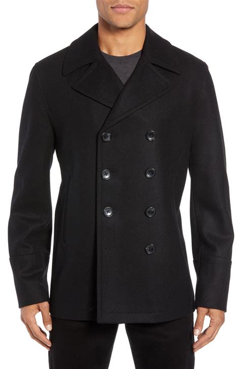 michael kors double breasted peacoat|Michael Kors Men's Classic Fit Double.